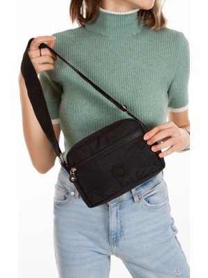 Newish Kadın Kumaş Çapraz Göğüs ve Bel Çantası – NEW390