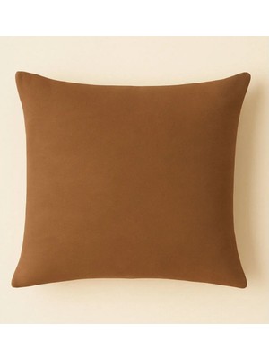 Gercella Keten 43X43 Kırlent Kılıfı 2'likırmızı Rengi Fermuarlı Evtex