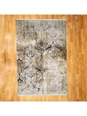 Mevlana Bazaar Klasik Motifli Gold Efektli 160 x 230 Yün Halı
