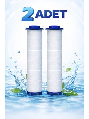 Optana 2 Adet Duş Başlığı Pp Filtresi – Kireç, Pas ve Tortu Önleyici Daha Temiz ve Yumuşak Su Duş Başlığı Yedek Pp Filtresi