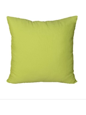 Gercella Keten 43X43 Kırlent Kılıfı 2'likırmızı Rengi Fermuarlı Evtex