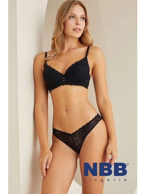 NBB Destekli Dantelli Sütyen Takım 4835