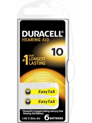 Go İthalat Duracell 10 Işitme Cihazı Kulak Pili 6 Pil 1 Kutu (5468)