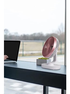 Gampus Yeni Nesil Soğutucu Otomatik Dönen Başlık Masa Üstü Soğutucu Fan Vantilatör Ultra Sessiz Ultra Güçlü