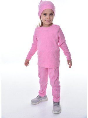 ruhaay Kız Çocuk Bereli Mevsimlik Uzun Kollu Alt Üst Takım