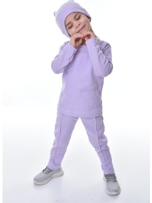 ruhaay Kız Çocuk Bereli Mevsimlik Uzun Kollu Alt Üst Takım