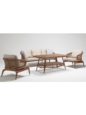 Luce Garden Zambak Rattan Bahçe & Balkon Koltuk Takımı