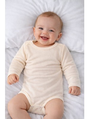 Ladora Tekstil %100 Pamuk Bebe Badi Süper 3'lü Paket 0-3AY 3-6 Ay 6-9 Ay