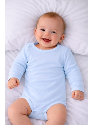 Ladora Tekstil %100 Pamuk Bebe Badi Süper 3'lü Paket 0-3AY 3-6 Ay 6-9 Ay