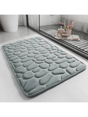 Nexgen Memory Kaydırmaz Banyo Paspası Gri MCHD-RSETT34