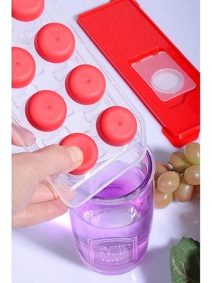 Sb Shopping Kapaklı Buz Kalıbı Yapışmaz - Bas Parmak Kolay Çıkar