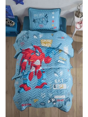 Sb Shopping Tek Kişilik Yatak Örtüsü Game Over V1