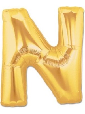 Nexgen Altın Sarısı Folyo Harf Balon MCHD-RSETT34