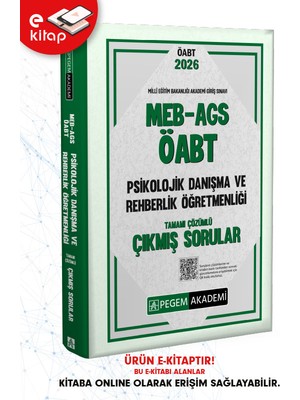 2026 Meb-Ags Öabt Psikolojik Danışma ve Rehberlik Öğretmenliği Ta