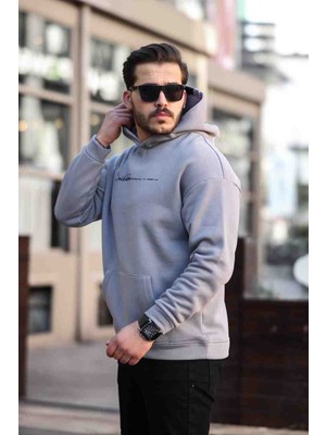 Baykal Store Unisex Kapüşonlu Sweatshirt Oversize Günlük Kullanım