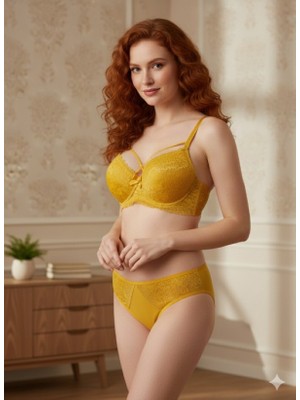 Eta Kadın Dantelli Destekli Sütyen Külot Takımı – Toparlayıcı, Şık & Rahat Iç Giyim