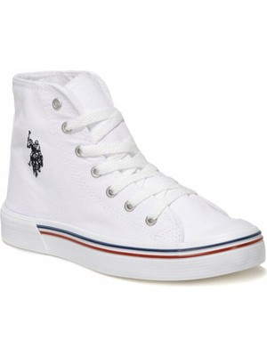 U.S. Polo Assn. Penelope Hıgh 1fx Beyaz Kadın Havuz Taban Sneaker 100910633
