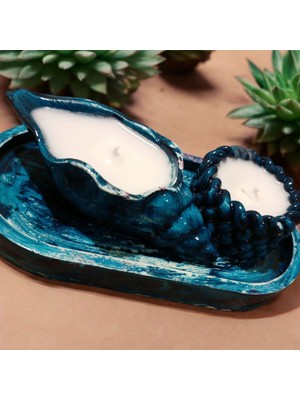 Celestia Dekoratif Vanilya Kokulu Mum Set