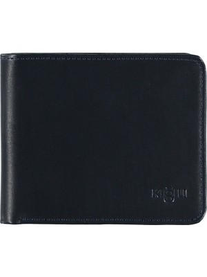 Kiğılı Düz Para Bölmeli Deri Yatay Kartlık Cüzdan