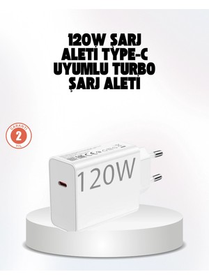 Shopwave Dila 120W Güçlü Hızlı Şarj Adaptörü ve Type-C Kablo Seti – Güvenli Şarj Teknolojisi 1155