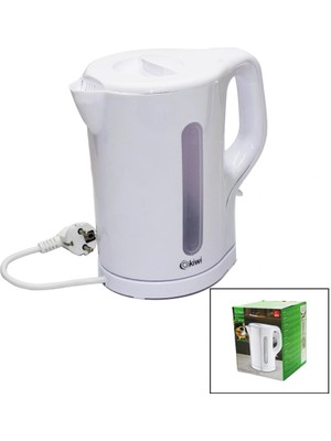 Shopwave Dila Plastik  Kettle Su Isıtıcısı  Beyaz  1.7lt  2000W Otomatik Kapanma - 360° Gövde - Kablo Sak