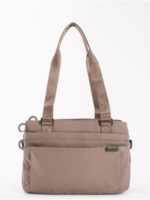 Sanmorris Kadın 6 Bölmeli Su Dayanıklı Paraşüt Kumaş Çapraz ve Omuz Çantası