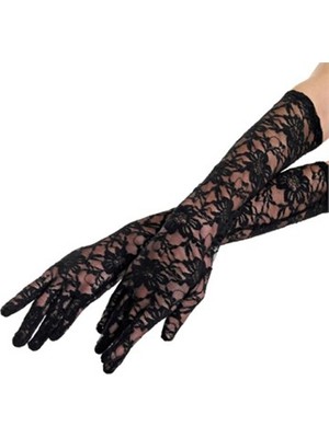 Steplya Dantelli Gece Eldiveni 1126778