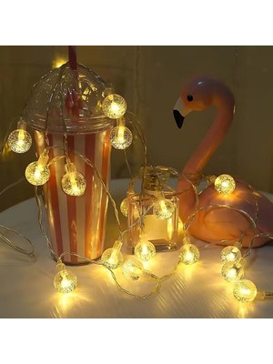 Shopwave Dila Mini Boncuk Detaylı 3.5 Metre USB LED Işık – 20 Led’li Dekoratif Ortam Aydınlatması (5