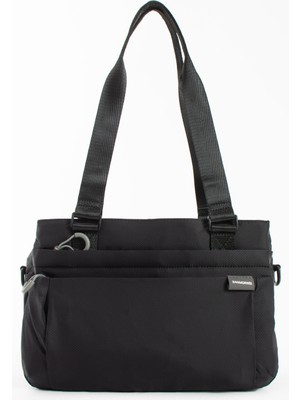 Sanmorris Kadın 6 Bölmeli Su Dayanıklı Paraşüt Kumaş Çapraz ve Omuz Çantası