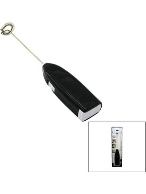 Practika Pilli Renkli Süt ve Kahve Köpürtücü - Karıştırıcı Mini Mikser