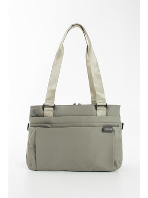 Sanmorris Kadın 6 Bölmeli Su Dayanıklı Paraşüt Kumaş Çapraz ve Omuz Çantası