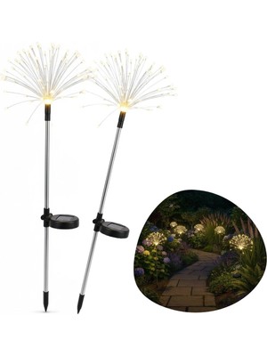 Shopwave Dila 2 Adet Saçak Model Solar Bahçe Lambası – Güneş Enerjili LED Dış Mekan Aydınlatma, Oto