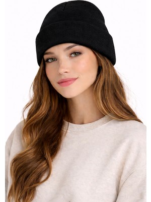 Carnaval Socks Carnaval Unisex Siyah Örgü Bere