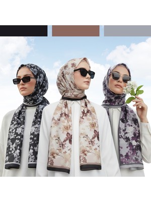 Kamer Scarf Soft Pamuk Desenli Şal Elegance Serisi 3lü Paket