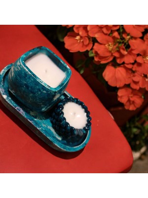 Celestia Dekoratif Vanilya Kokulu Mum Set