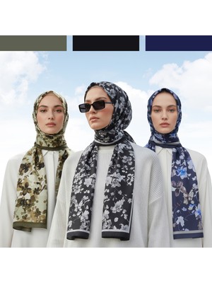 Kamer Scarf Soft Pamuk Desenli Şal Elegance Serisi 3lü Paket