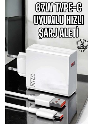 Shopwave Dila Şarj Aleti Turbo Hızlı 67W Type-C Hızlı Şarj 115524