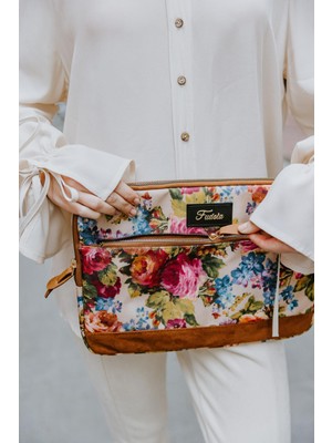 Fudela 15.6 Inch Flowers Macbook- Laptop Bag