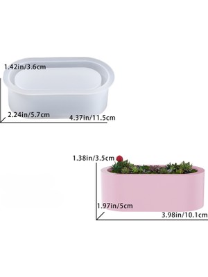 Hobiflex Silikon Kalıp Taş Tozu Ithal Dekoratif Küçük Sandal Saksı Mumluk Kalıbı Epoksi Reçine HB80-0160