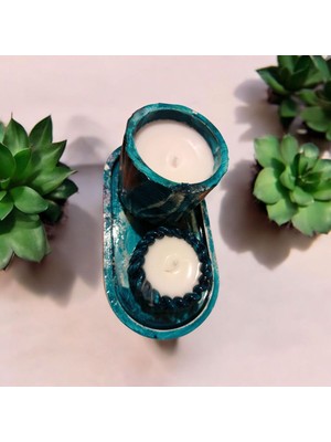 Celestia Dekoratif Vanilya Kokulu Mum Set