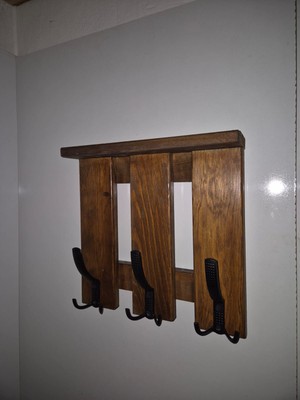 MRM WOOD MARMARASAUNA Ahşap Askılık Duvar Rafı Dekor Amaçlı Anahtarlık