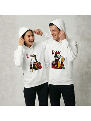 Poupee Sevgililer Günü Kombini Sweatshirt, Sevgiliye Hediye, 14 Şubat Hediye Fikri, Tek Fiyatıdır