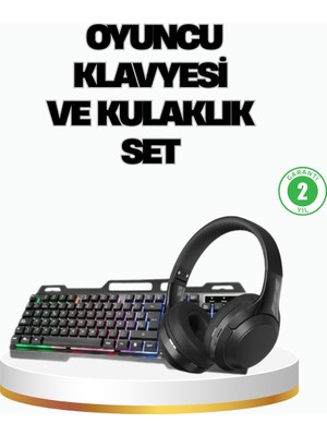 Senson HN01 Kulaklık + PG-8018 Oyuncu Klavyesi Set - Lisinya
