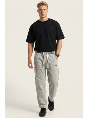 Bigdart Erkek Rahat Kesim Baggy Jean Pantolon 30073 - Taş