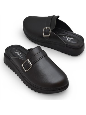 Ispartalılar 3102 Rahat Ortopedik Taban Günlük Kadın Terlik Önü Kapalı Kadın Terlik