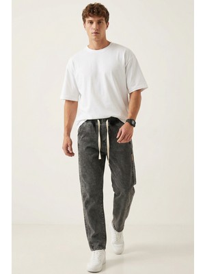 Bigdart Erkek Rahat Kesim Baggy Jean Pantolon 30076 - Antrasit