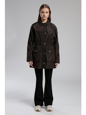 Lee Cooper Regina Kadın Kapüşonlu Yağmurluk Yeşil