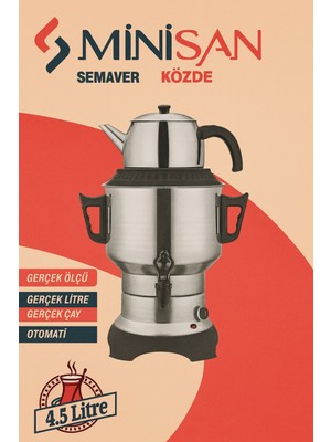 Minisan 4.5 Litre Közde Semaver Elektrikli