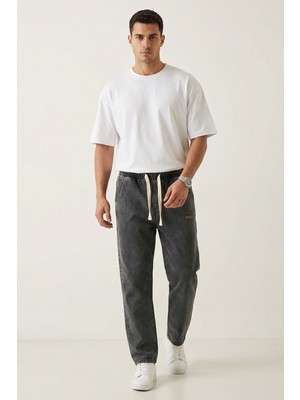 Bigdart Erkek Rahat Kesim Baggy Jean Pantolon 30073 - Antrasit