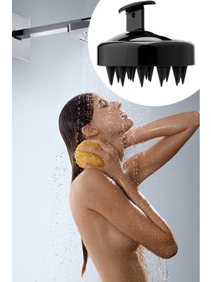 Gampus Masaj Tarağı Silikon Yüz Masaj Aleti Tarak Saç Bakım Fırçası Saç Derisi Duş Fırçası Şampuan Tarağı